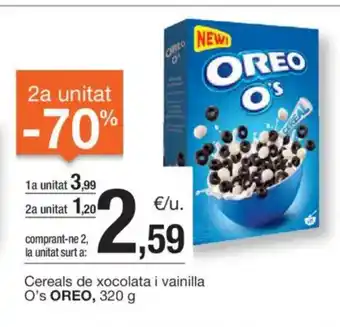 BonpreuEsclat OREO Cereals de xocolata i vainilla oferta