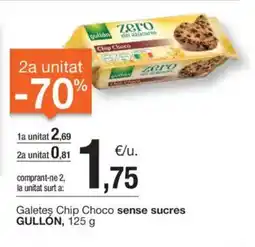 BonpreuEsclat GULLON Galetes Chip Choco sense sucres oferta