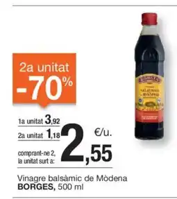 BonpreuEsclat BORGES Vinagre balsàmic de Mòdena oferta