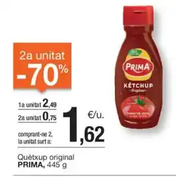 BonpreuEsclat PRIMA Quètxup original oferta