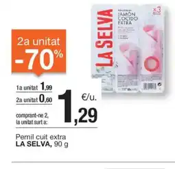 BonpreuEsclat LA SELVA Pernil cuit extra oferta