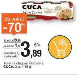 BonpreuEsclat CUCA Tonyina clara en oli d'oliva oferta