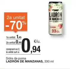 BonpreuEsclat LADRÓN DE MANZANAS Sidra de poma oferta