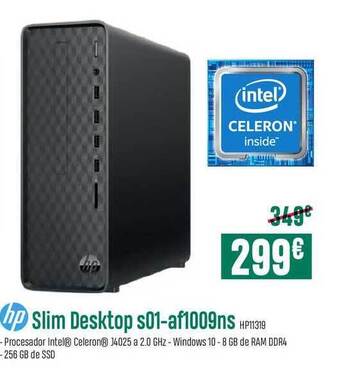 PCBox Hp Slim Desktop s01-af1009ns HP11319 oferta