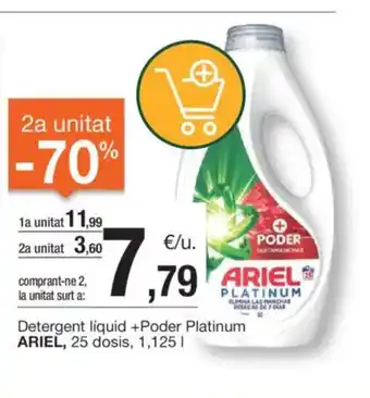 BonpreuEsclat ARIEL Detergent líquid +Poder Platinum oferta