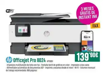 PCBox Hp Officejet Pro 8024 HP10051 oferta