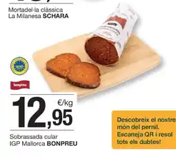 BonpreuEsclat BONPREU Sobrassada cular IGP Mallorca oferta