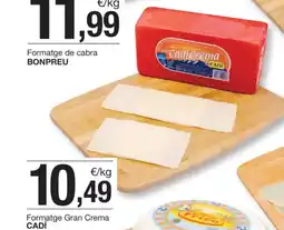 BonpreuEsclat CADI Formatge Gran Crema oferta