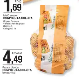 BonpreuEsclat BONPREU LA COLLITA Patata blanca oferta
