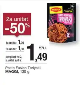 BonpreuEsclat MAGGI Pasta Fusian Teriyaki oferta