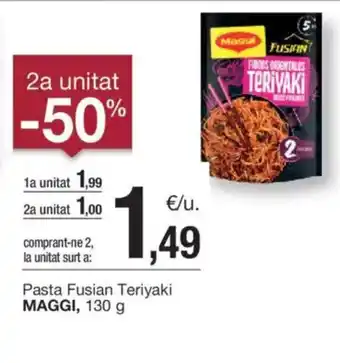 BonpreuEsclat MAGGI Pasta Fusian Teriyaki oferta