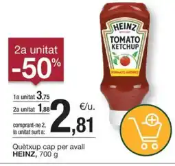 BonpreuEsclat HEINZ Quètxup cap per avall oferta
