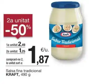 BonpreuEsclat KRAFT Salsa fina tradicional oferta