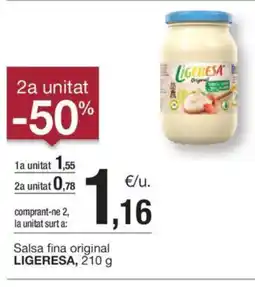 BonpreuEsclat LIGERESA Salsa fina original oferta