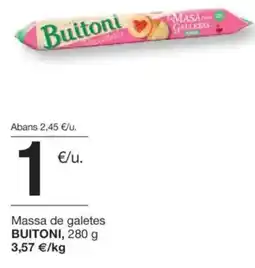 BonpreuEsclat BUITONI Massa de galetes oferta