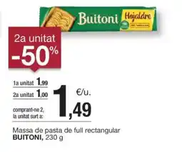BonpreuEsclat BUITONI Massa de pasta de full rectangular oferta