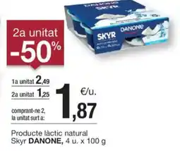 BonpreuEsclat DANONE Producte làctic natural oferta