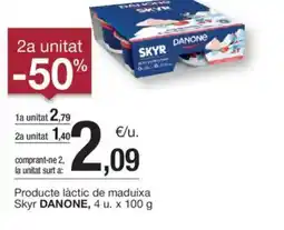 BonpreuEsclat DANONE Producte làctic de maduixa Skyr oferta
