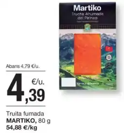 BonpreuEsclat MARTIKO Truita fumada oferta