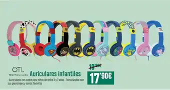 PCBox OTL Tecnhologies Auriculares Infantiles oferta