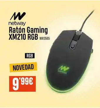 PCBox Netway Ratón Gaming XM210 RGB NW3565 oferta