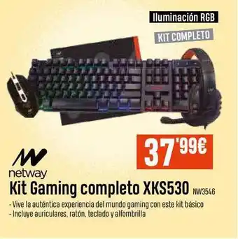 PCBox Netway Kit Gaming Completo XKS530 NW3546 oferta