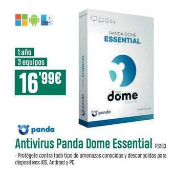 PCBox Panda Antivirus Panda Dome Essential PS183 oferta