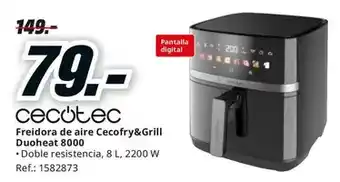 MediaMarkt Cecotec - freidora de aire decoffre oferta