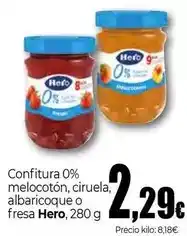 Unide Market Hero - confitura 0% melocoton/ ciruela/ albaricoque o fresa oferta
