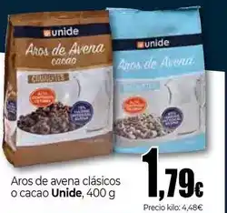 Unide Market Unide - aros de avena clasicos o cacao oferta