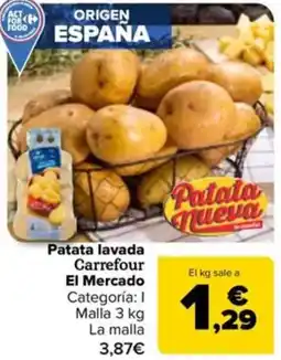 Carrefour Patata lavada Carrefour El Mercado oferta