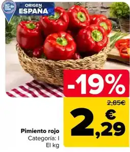 Carrefour Pimiento rojo oferta