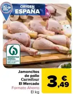 Carrefour Jamoncitos de pollo Carrefour El Mercado oferta