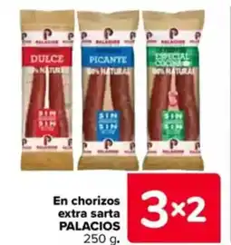 Carrefour PALACIOS En chorizos extra sarta oferta