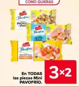 Carrefour PAVOFRÍO En todas las piezas mini oferta