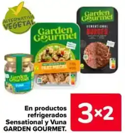 Carrefour GARDEN GOURMET En productos refrigerados Sensational y Vuna oferta