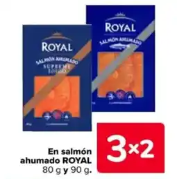 Carrefour ROYAL En salmón ahumado oferta
