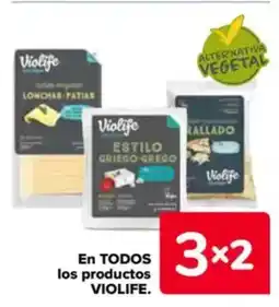 Carrefour VIOLIFE En todos los productos oferta