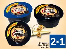 Carrefour GRAN CAPITÁN En quesos Mini oferta