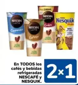 Carrefour NESCAFÉ Y NESQUIK En todos los cafés y bebidas refrigeradas oferta