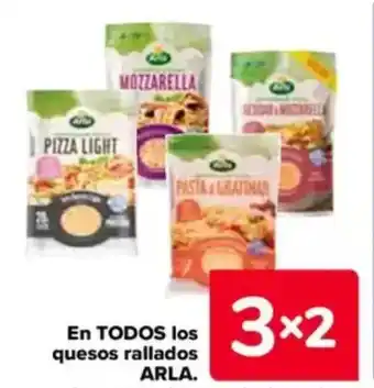 Carrefour ARLA En todos los quesos rallados oferta