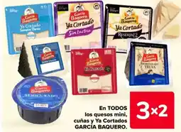Carrefour GARCÍA BAQUERO En todos los quesos mini, cuñas y ya cortados oferta