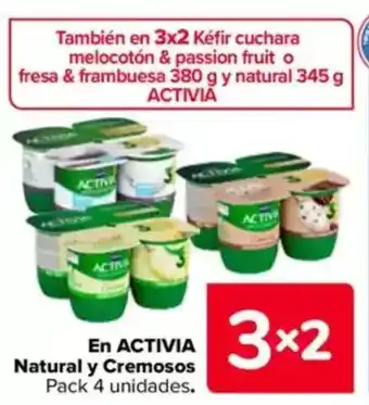 Carrefour ACTIVIA En natural y cremosos oferta