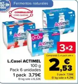 Carrefour ACTIMEL L.Casei oferta