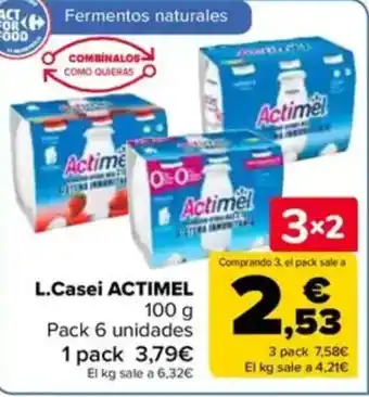 Carrefour ACTIMEL L.Casei oferta