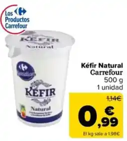 Carrefour Kéfir Natural Carrefour oferta