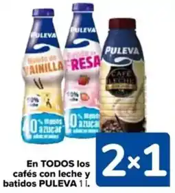 Carrefour PULEVA En todos los cafés con leche y batidos oferta
