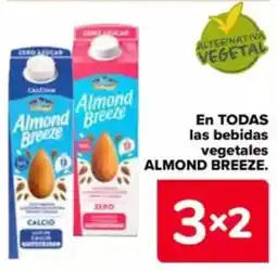 Carrefour ALMOND BREEZE En todas las bebidas vegetales oferta