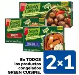 Carrefour GREEN CUISINE En todos los productos congelados oferta