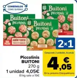 Carrefour BUITONI Piccolinis oferta